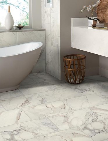 Bathroom Porcelain Marble Tile - Lexington Paint & Flooring in Lexington, SC